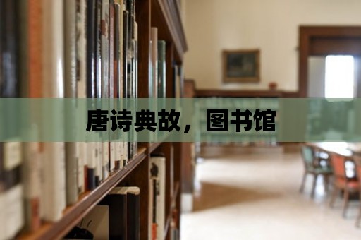 唐詩典故，圖書館