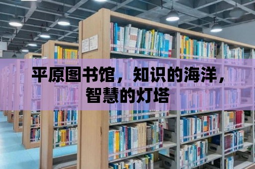 平原圖書館，知識的海洋，智慧的燈塔