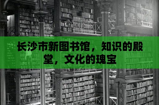 長沙市新圖書館，知識(shí)的殿堂，文化的瑰寶