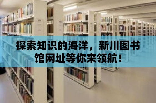 探索知識的海洋，新川圖書館網址等你來領航！