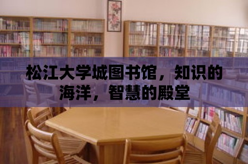 松江大學城圖書館，知識的海洋，智慧的殿堂