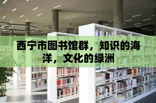 西寧市圖書館群，知識的海洋，文化的綠洲