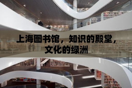 上海圖書館，知識的殿堂，文化的綠洲