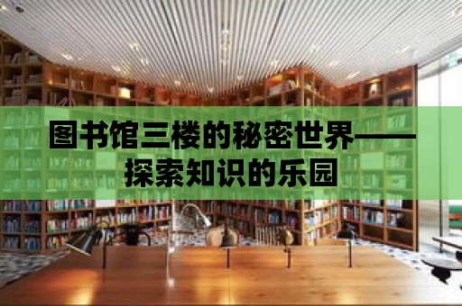 圖書館三樓的秘密世界——探索知識的樂園