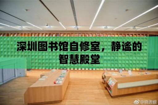 深圳圖書館自修室，靜謐的智慧殿堂