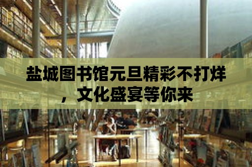 鹽城圖書館元旦精彩不打烊，文化盛宴等你來