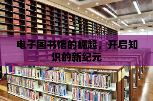 電子圖書館的崛起，開啟知識的新紀元