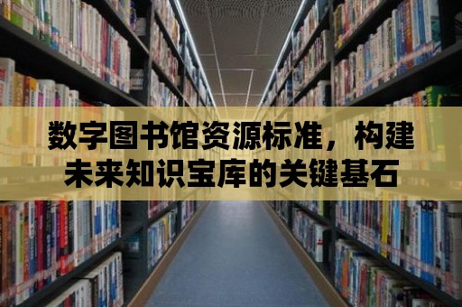 數字圖書館資源標準，構建未來知識寶庫的關鍵基石