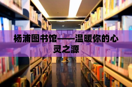 楊浦圖書館——溫暖你的心靈之源