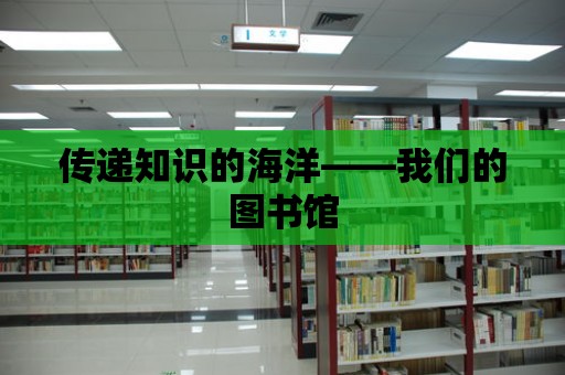 傳遞知識的海洋——我們的圖書館