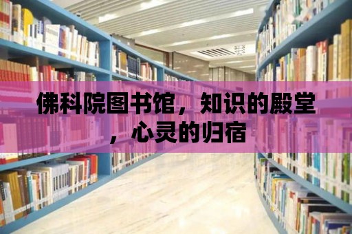 佛科院圖書館，知識的殿堂，心靈的歸宿