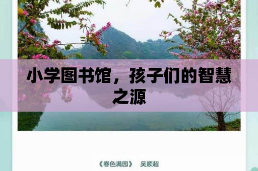 小學圖書館，孩子們的智慧之源