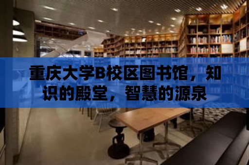 重慶大學B校區圖書館，知識的殿堂，智慧的源泉