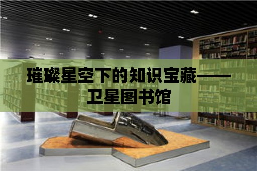 璀璨星空下的知識寶藏——衛星圖書館