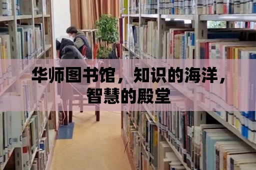 華師圖書館，知識的海洋，智慧的殿堂