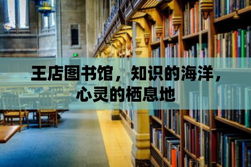 王店圖書館，知識的海洋，心靈的棲息地