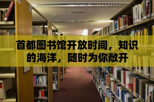 首都圖書館開放時間，知識的海洋，隨時為你敞開