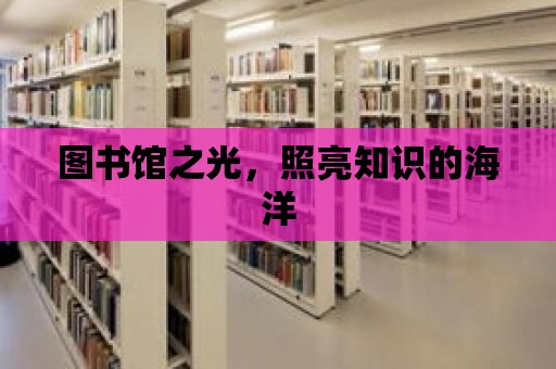 圖書館之光，照亮知識的海洋