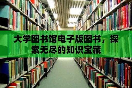 大學圖書館電子版圖書，探索無盡的知識寶藏