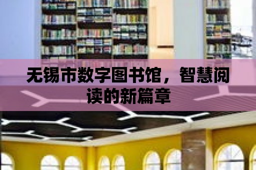 無錫市數(shù)字圖書館，智慧閱讀的新篇章