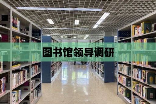 圖書館領導調研