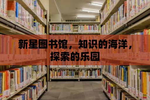 新星圖書館，知識的海洋，探索的樂園