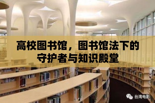 高校圖書館，圖書館法下的守護者與知識殿堂