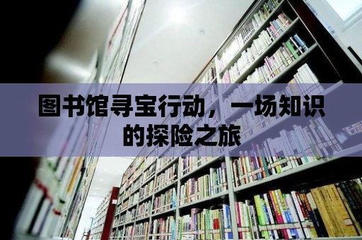 圖書館尋寶行動，一場知識的探險之旅