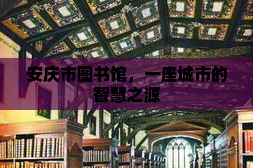 安慶市圖書館，一座城市的智慧之源