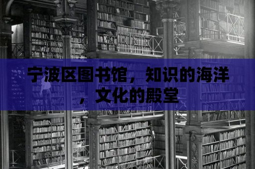 寧波區(qū)圖書館，知識的海洋，文化的殿堂