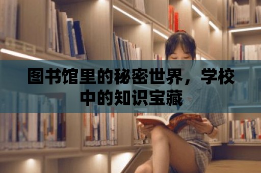 圖書館里的秘密世界，學校中的知識寶藏