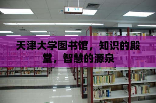 天津大學圖書館，知識的殿堂，智慧的源泉