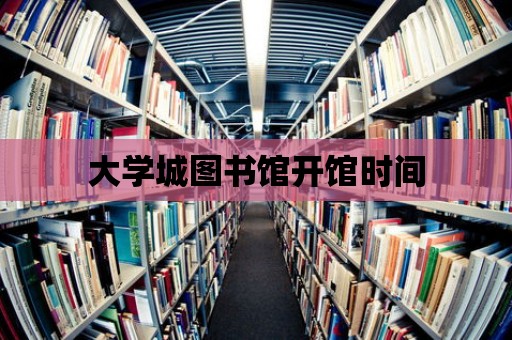 大學城圖書館開館時間