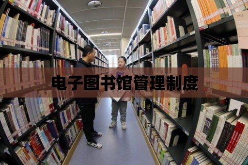 電子圖書館管理制度