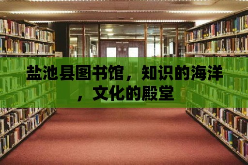 鹽池縣圖書館，知識的海洋，文化的殿堂