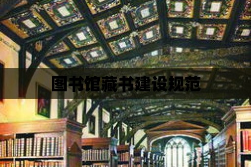 圖書館藏書建設規范