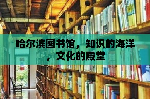 哈爾濱圖書館，知識(shí)的海洋，文化的殿堂