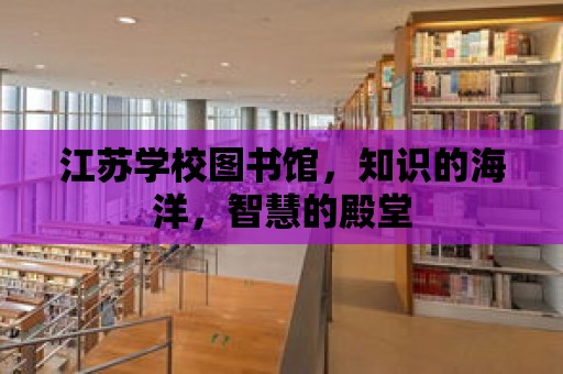 江蘇學(xué)校圖書館，知識的海洋，智慧的殿堂