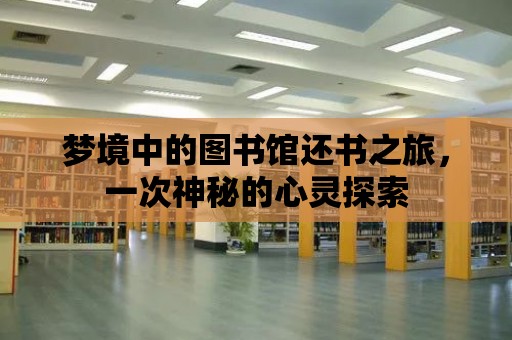 夢境中的圖書館還書之旅，一次神秘的心靈探索