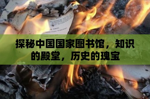 探秘中國國家圖書館，知識的殿堂，歷史的瑰寶