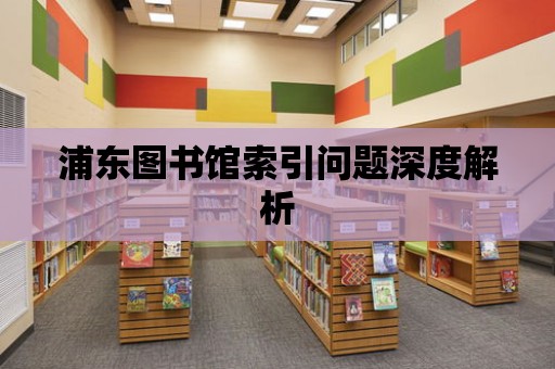 浦東圖書館索引問題深度解析