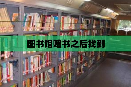 圖書館賠書之后找到