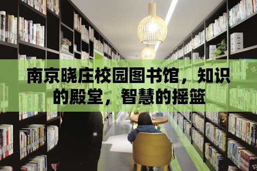 南京曉莊校園圖書館，知識的殿堂，智慧的搖籃