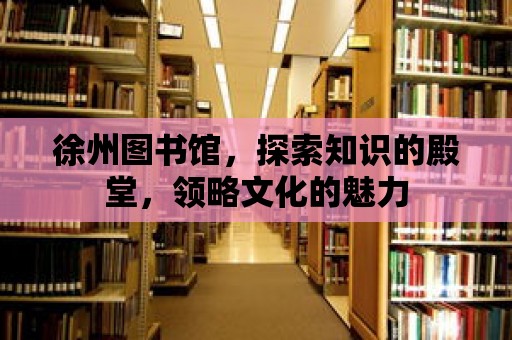 徐州圖書館，探索知識的殿堂，領略文化的魅力