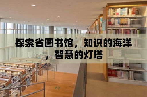 探索省圖書館，知識(shí)的海洋，智慧的燈塔