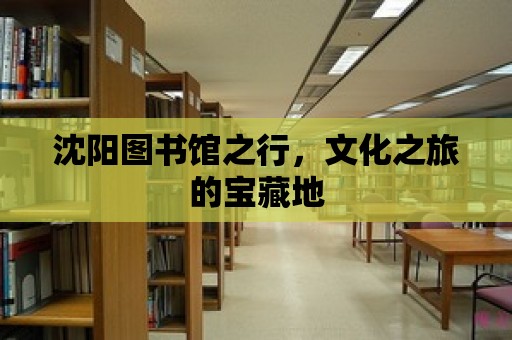 沈陽圖書館之行，文化之旅的寶藏地