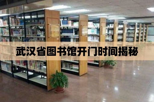 武漢省圖書館開門時間揭秘