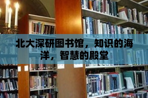 北大深研圖書館，知識的海洋，智慧的殿堂