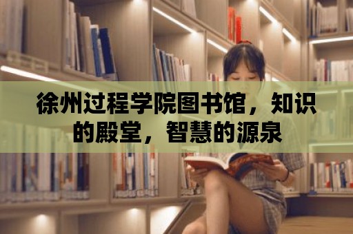 徐州過程學院圖書館，知識的殿堂，智慧的源泉