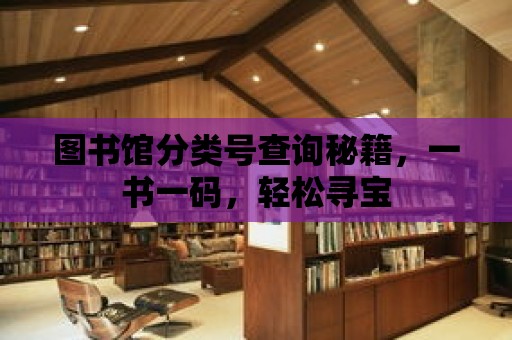 圖書館分類號查詢秘籍，一書一碼，輕松尋寶